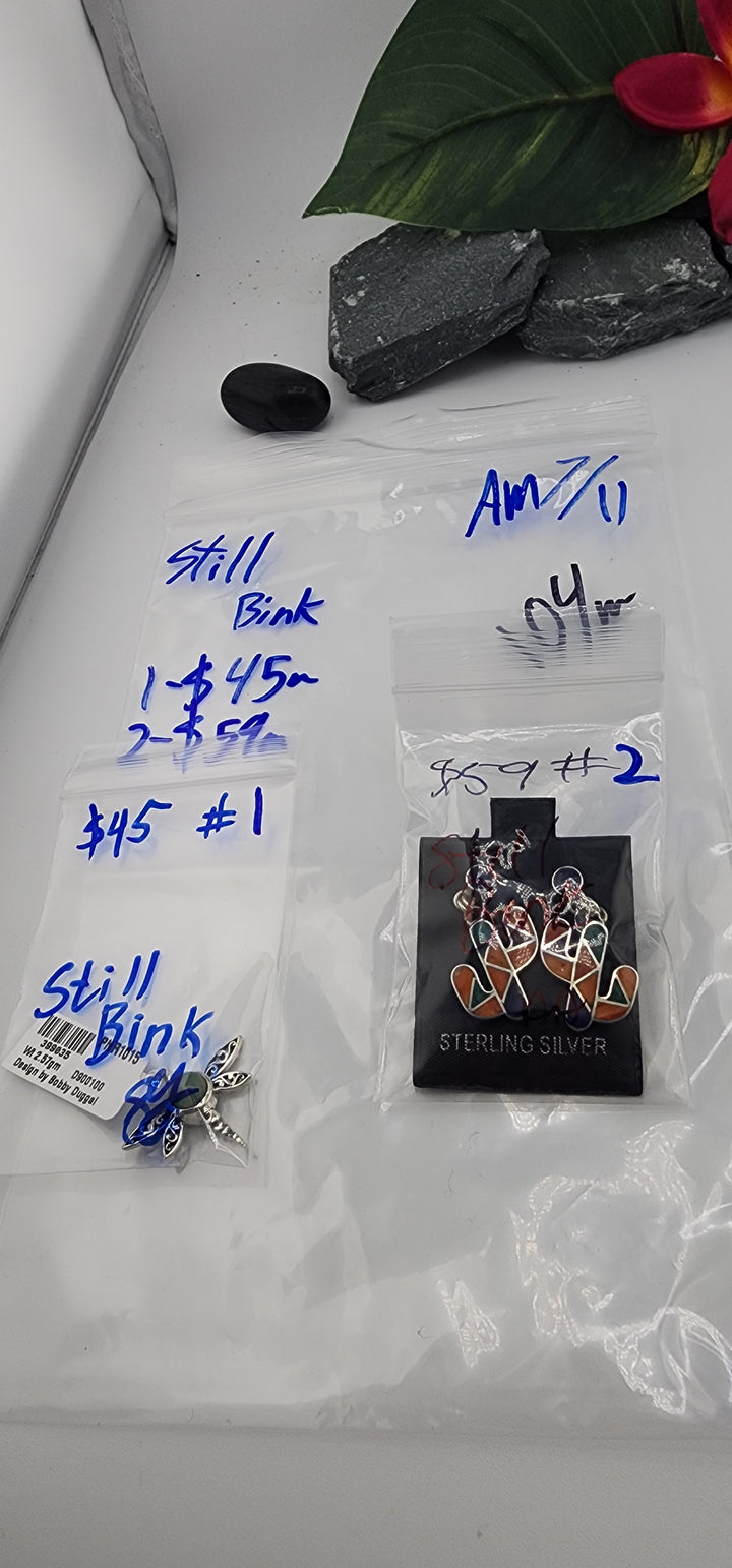 AM SHOW 48HR - RESERVED FOR:  Still Bink - 7/11/2025 FL tiktok Live Show -  2 Sterling Silver Items