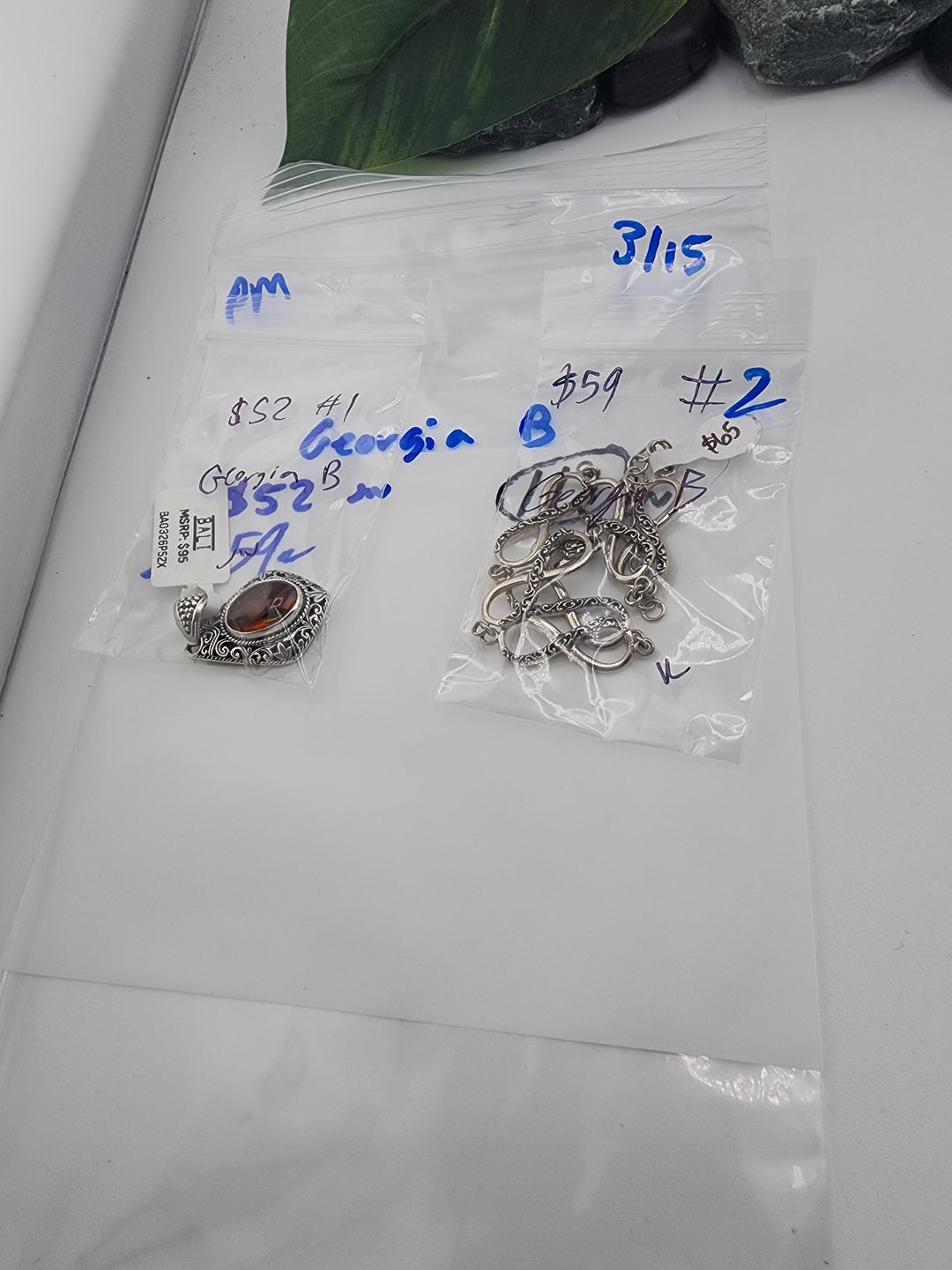 Georgia B- 3/15/26 -2 925 Sterling Silver Items