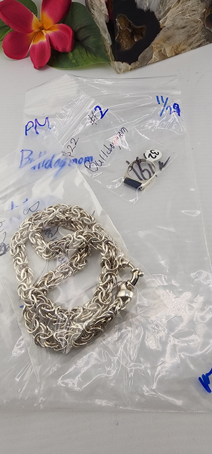 PM SHOW 48HR - RESERVED FOR: Bulldogmom - 11/29/2025 tiktok Live Show - 2 Sterling Silver Items