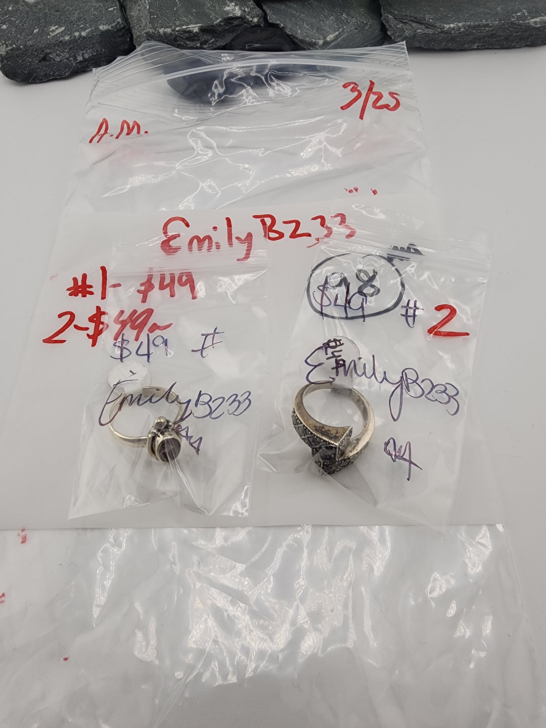 EmilyB233 - 3.25.26 - 2 925 Sterling Silver Items