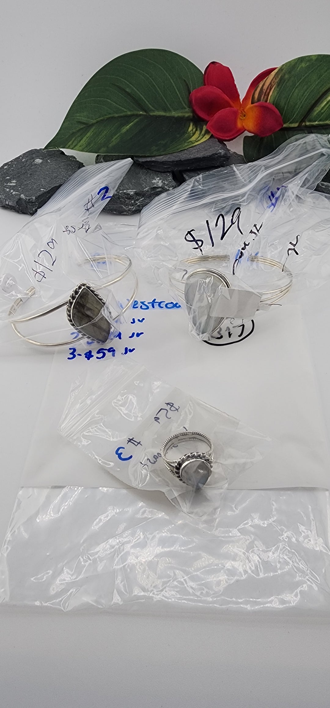 westcoast- 3- 925 Sterling Silver Items