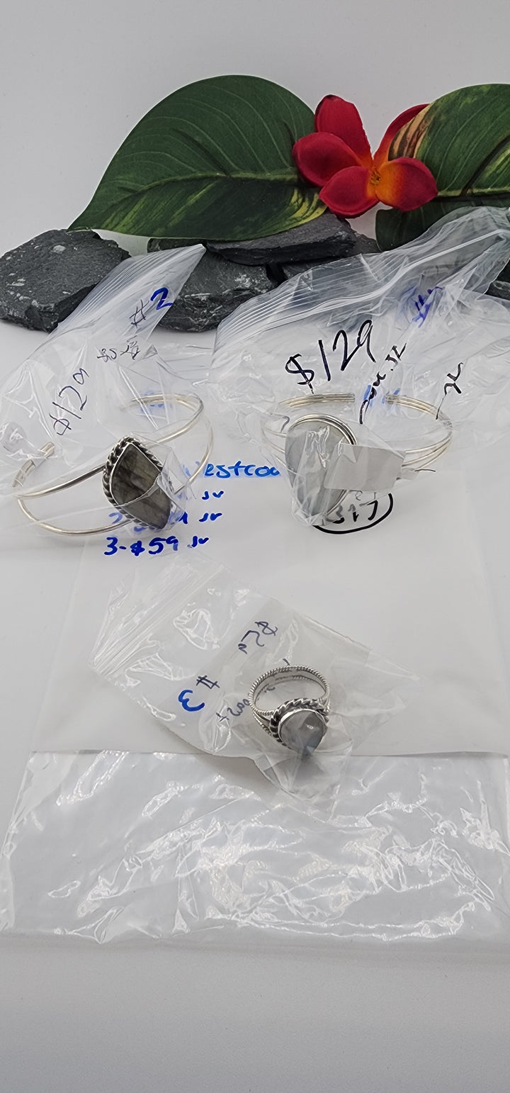 westcoast- 3- 925 Sterling Silver Items