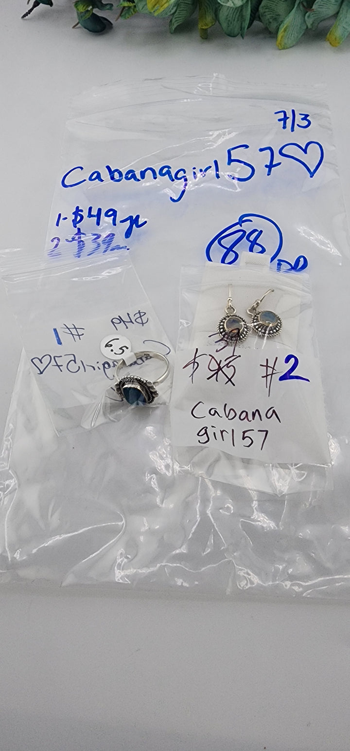 48HR - RESERVED FOR: Cabanagirl57❤️ - 7/3/2025 FL tiktok Live Show - 2 Sterling Silver Items