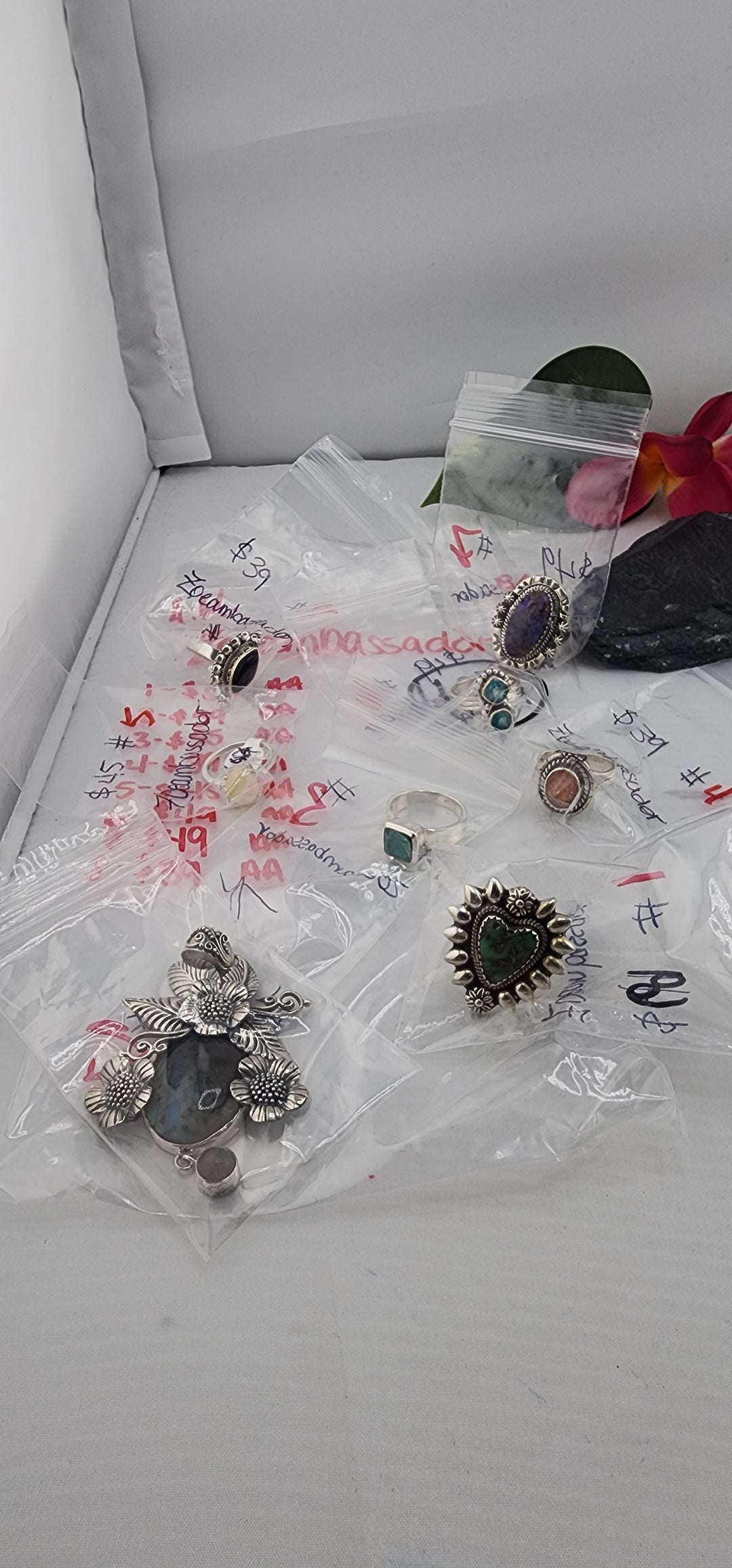 AM SHOW 48HR - RESERVED FOR: zoeambassador - 8/18/2025 FL tiktok Live Show - 8 Sterling Silver Items