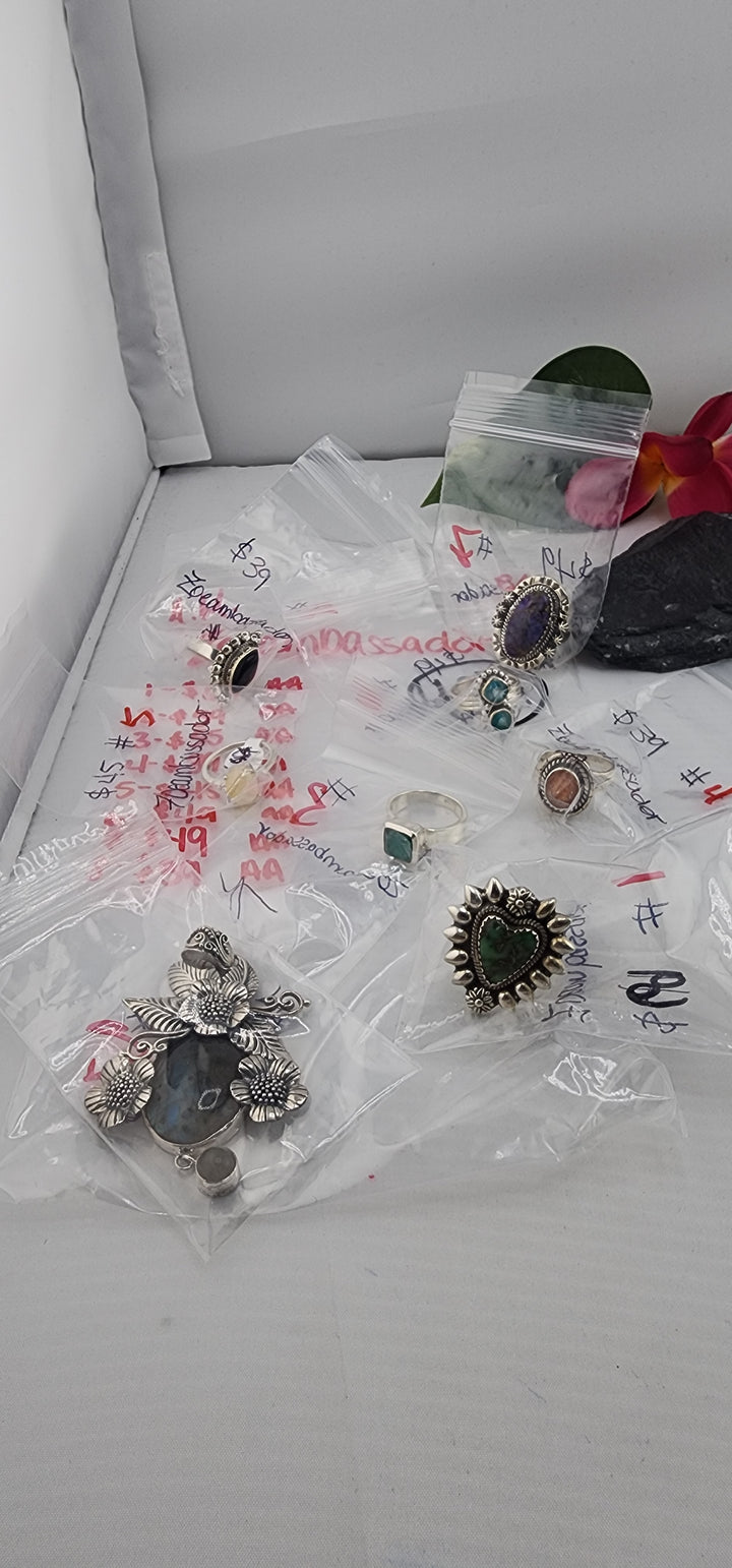 AM SHOW 48HR - RESERVED FOR: zoeambassador - 8/18/2025 FL tiktok Live Show - 8 Sterling Silver Items