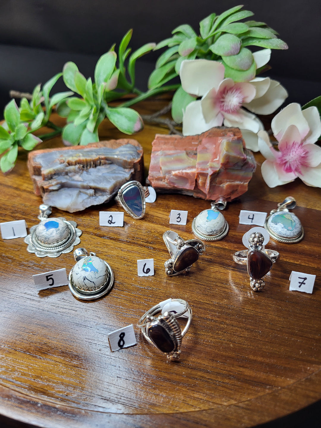 RESERVED FOR: cathymartell8 8/8/24- 7 Sterling Silver Items