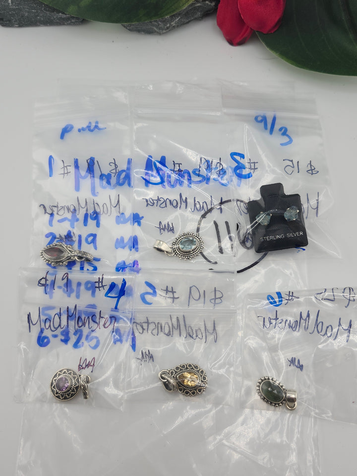 PM SHOW 48HR - RESERVED FOR: MadMonster- 9/03/2025 FL tiktok Live Show - 6 Sterling Silver Items