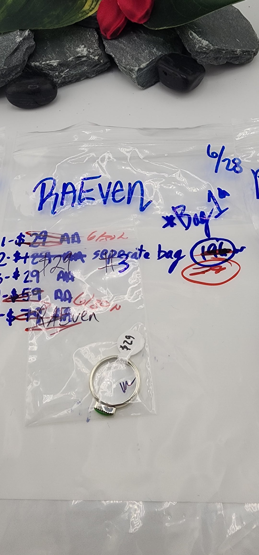 48HR - RESERVED FOR: RAEven *BAG 1* - 6/28/2025 FL tiktok Live Show -1  Sterling Silver Items