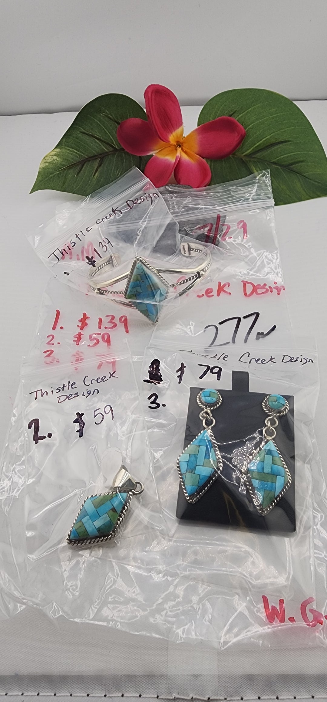 AM SHOW 48HR - RESERVED FOR: Thistle Creek Design  - 7/29/2025 FL tiktok Live Show -  3 Sterling Silver Items