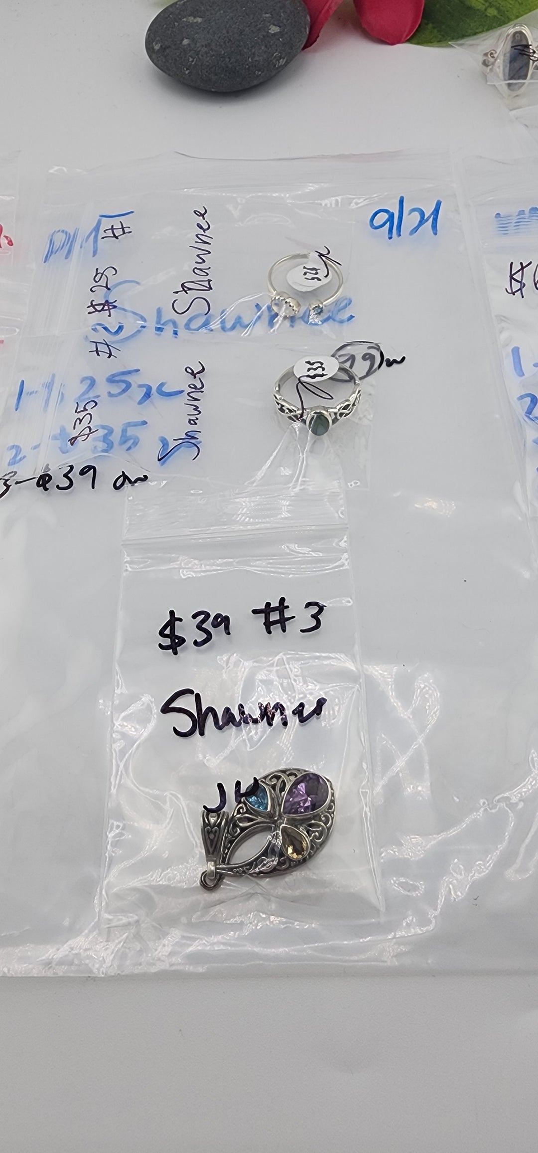 PM SHOW 48HR - RESERVED FOR:  Shawnee- 9/21/2025 FL tiktok Live Show -3 Sterling Silver Items