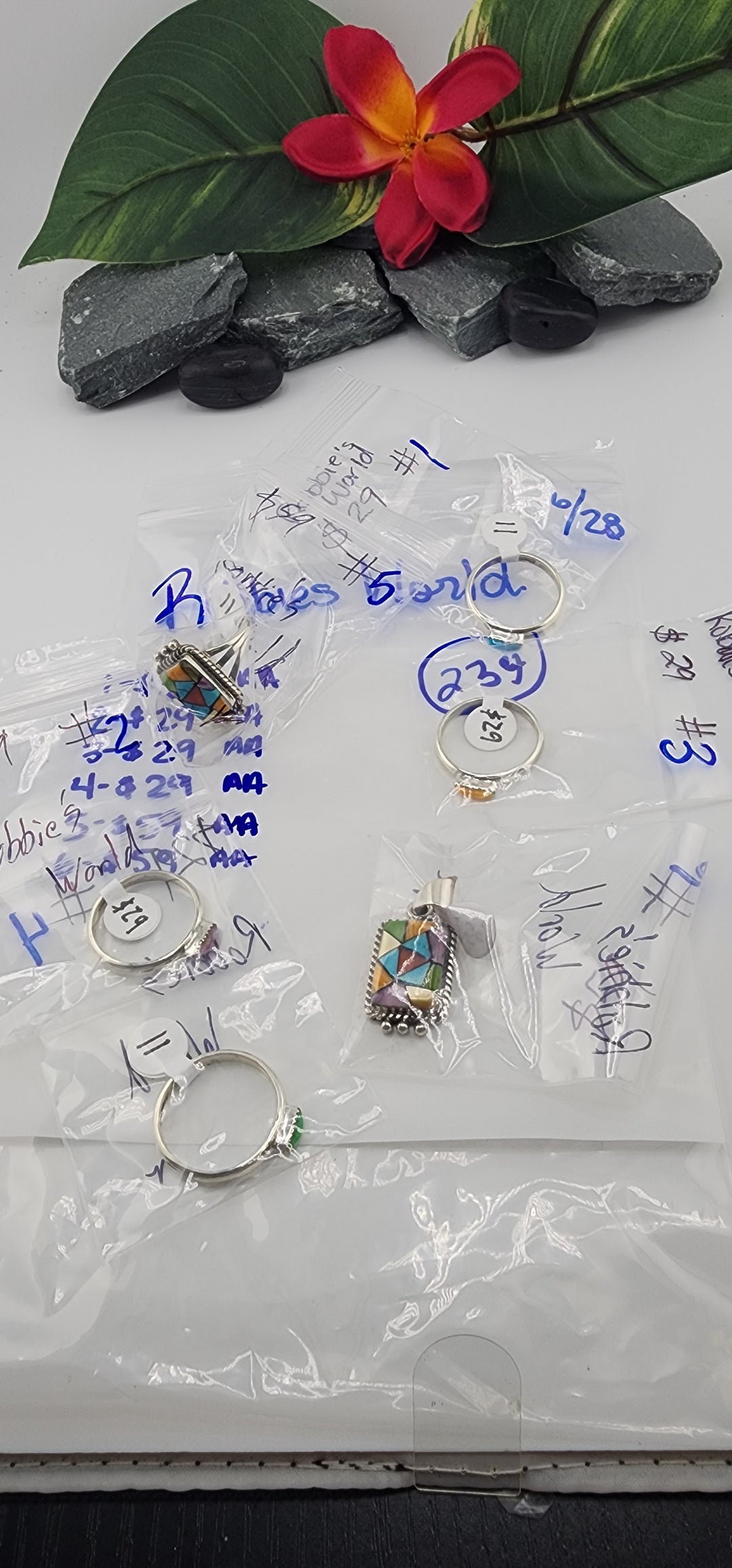 48HR - RESERVED FOR: Robbies World - 6/28/2025 FL tiktok Live Show - 6 Sterling Silver Items