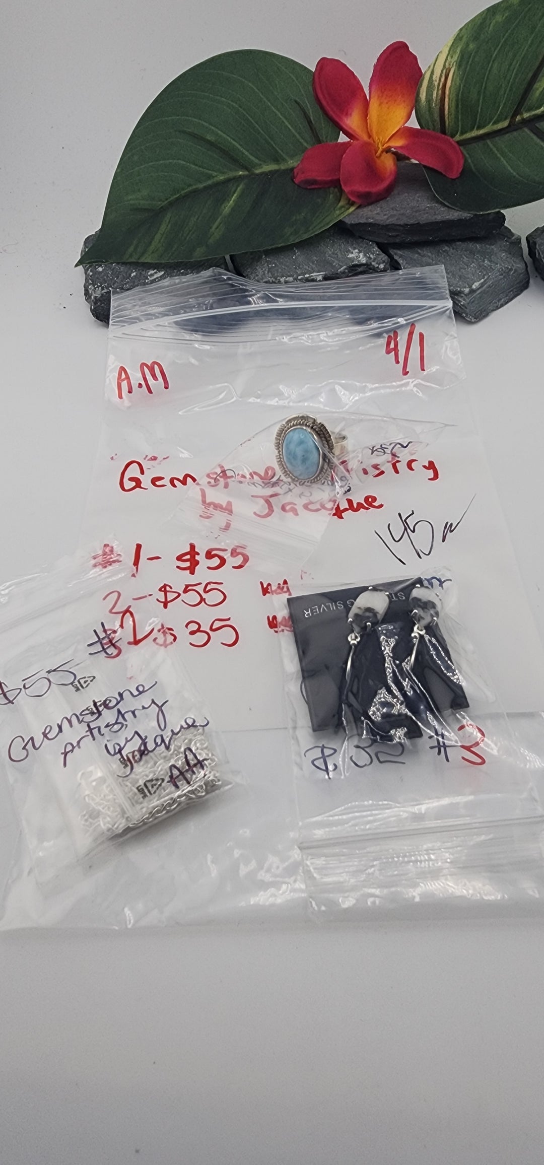 Gemstone Artistry by Jacque - 4/1/26 - 3 925 Sterling Silver Items