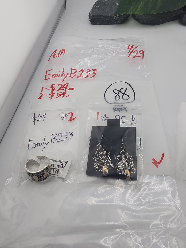 EmilyB233 - 4/29/26 - 2 925 Sterling Silver Items