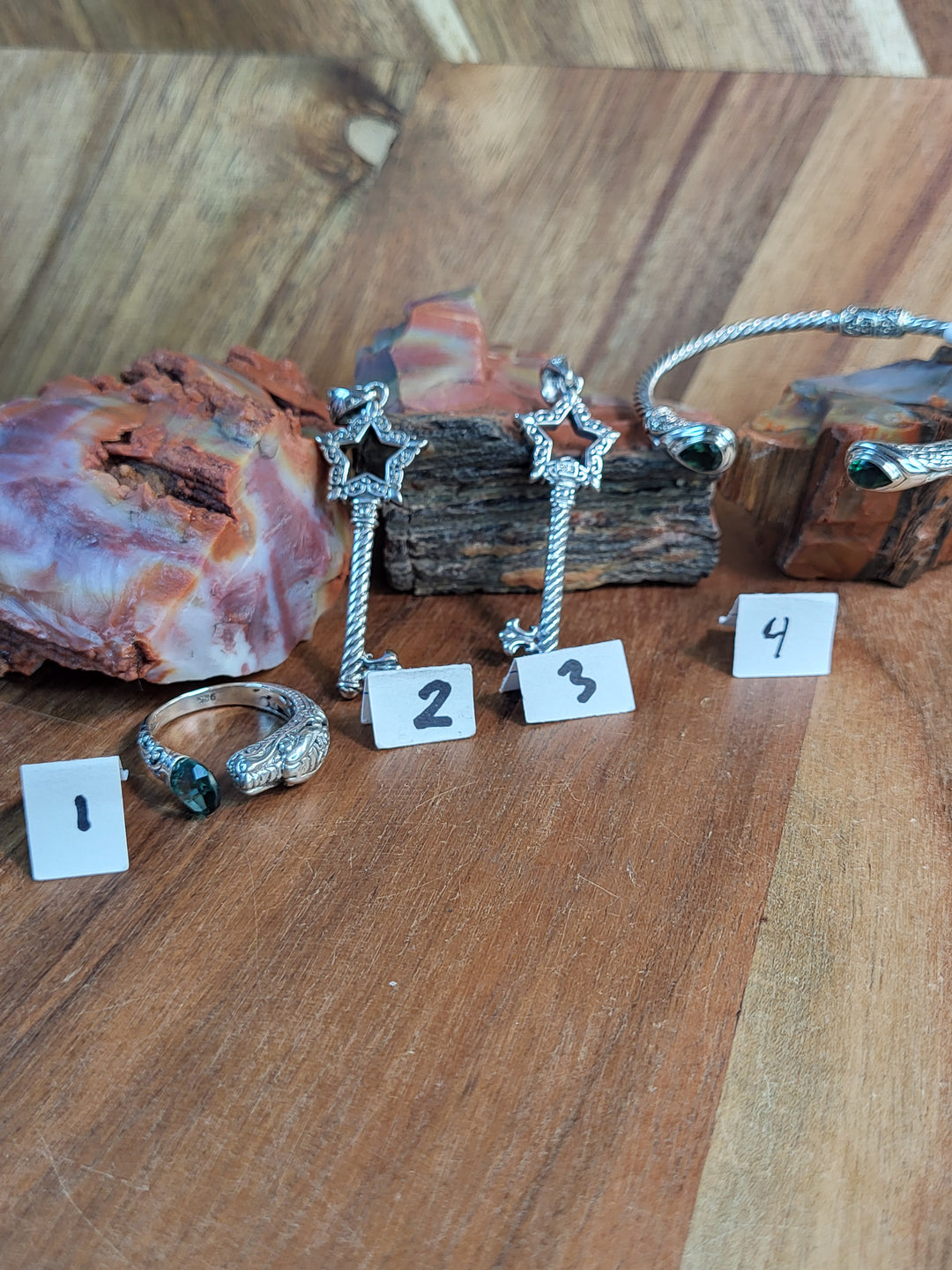RESERVED FOR: Bonnie Crockett Scha- 7/19/24-4 Sterling Silver Items