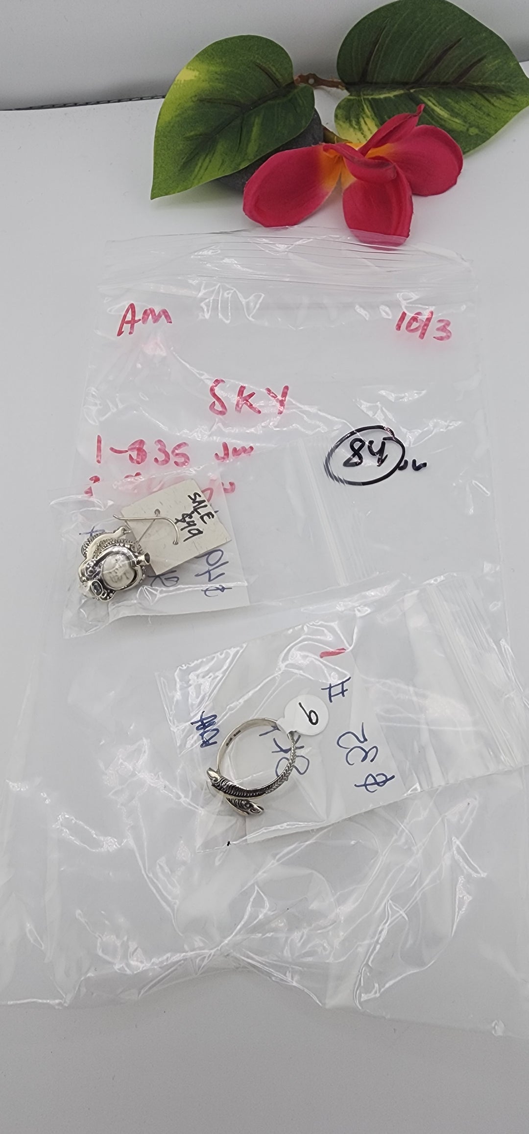 AM SHOW 48HR RESERVED FOR: SKY  - 10/3/2025 FL tiktok Live Show -  2 Sterling Silver Items