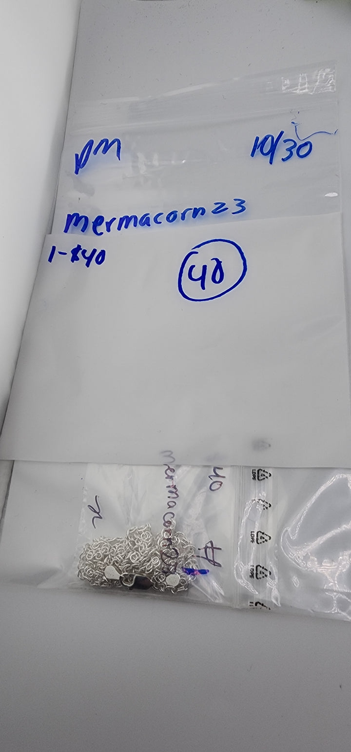 PM SHOW 48HR - RESERVED FOR: mermacorn23 - 10/30/2025 FL tiktok Live Show - 1 Sterling Silver Items