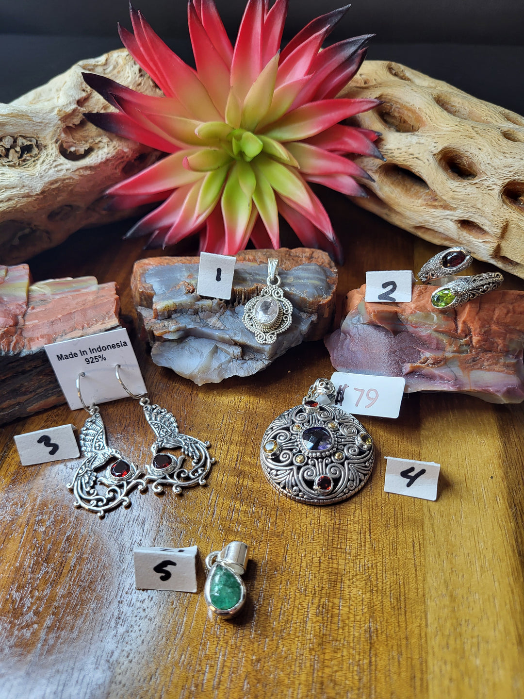 RESERVED FOR: Ever 7/31/24- 4 Sterling Silver Items