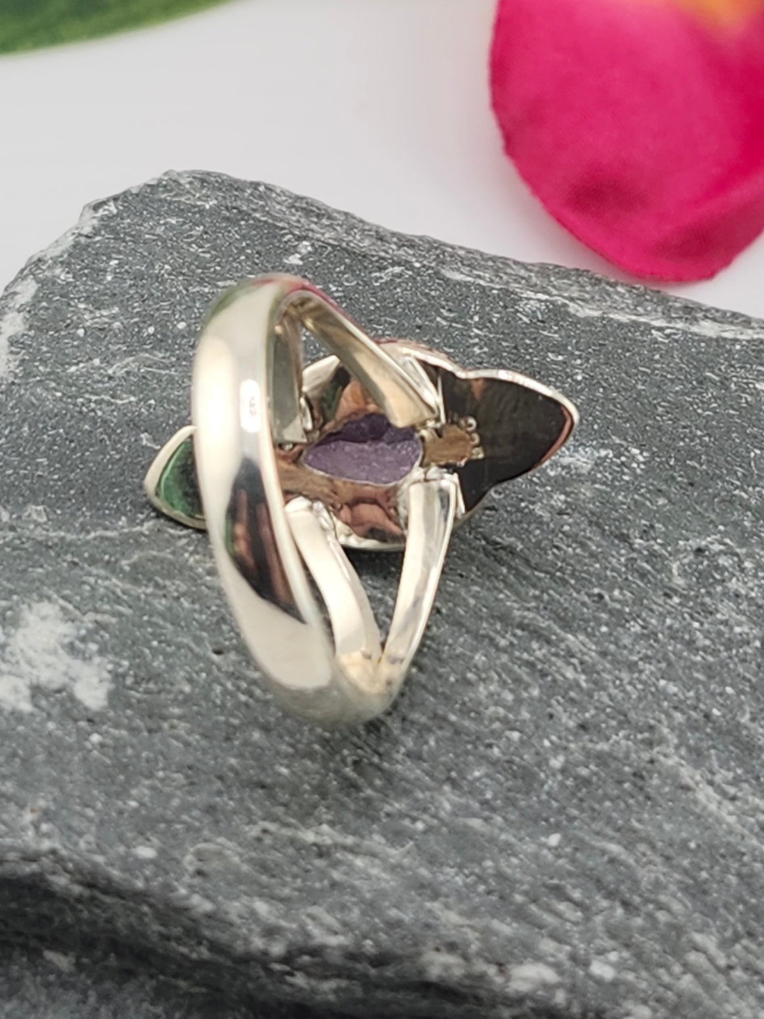Pink Topaz Ring Size 8