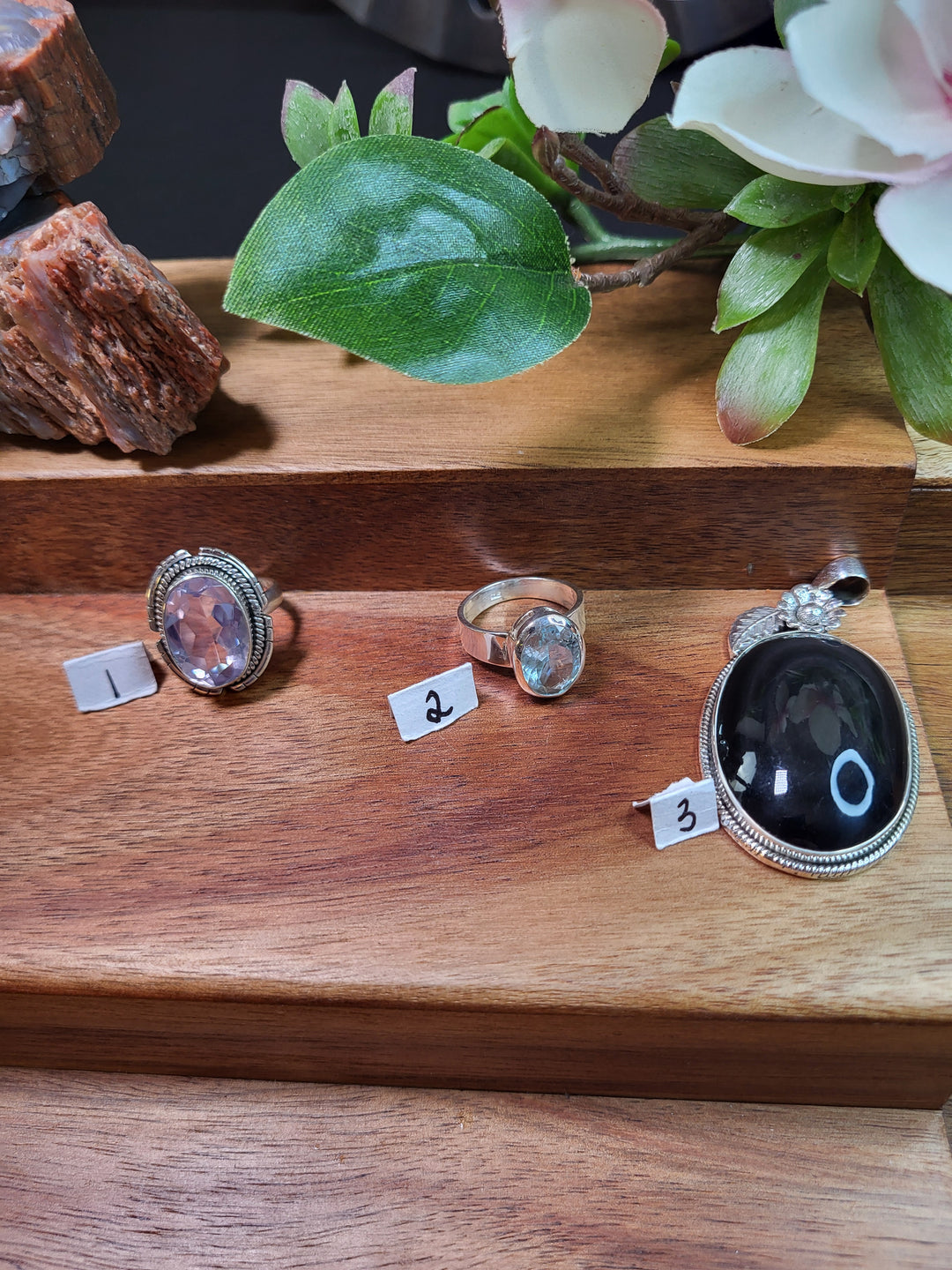 RESERVED FOR: HorrorGalSusan 8/22/24- 3 Sterling Silver Items