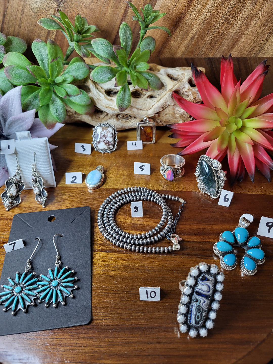 RESERVED FOR: Mr.&Mrs.Tumbleweed 7/27/24- 10 Sterling Silver Items