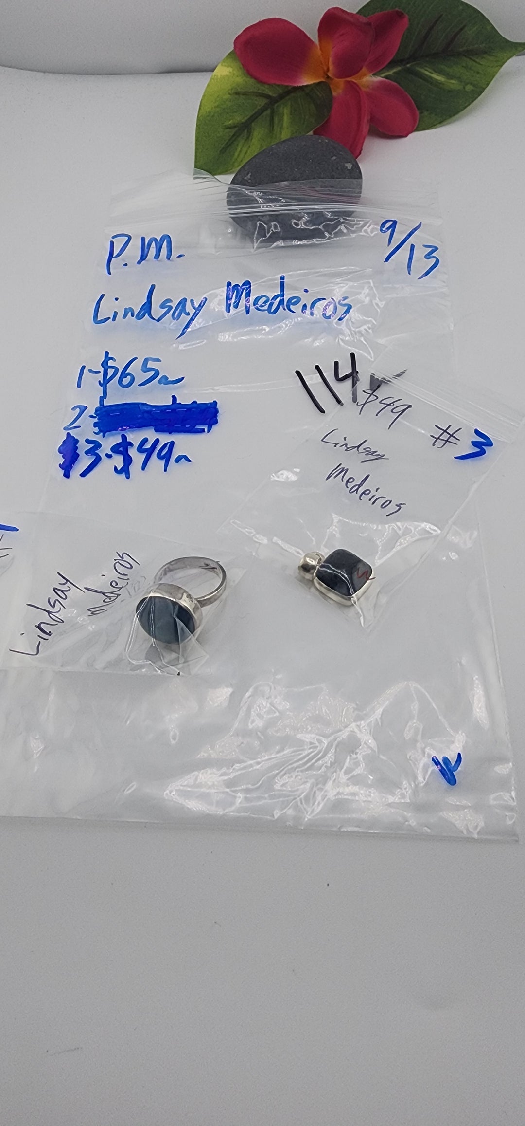 PM SHOW 48HR - RESERVED FOR: Lindsay Mereidos - 9/13/2025 FL tiktok Live Show - 2 Sterling Silver Items