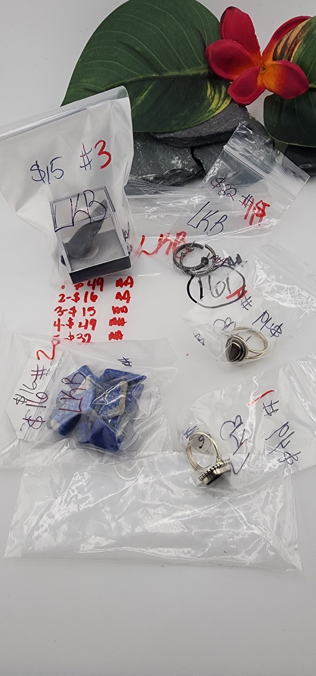 Custom sterling silver items - AM SHOW RESERVED FOR: LKB - 1/14/2026 FL tiktok Live Show - 5 Sterling Silver Items