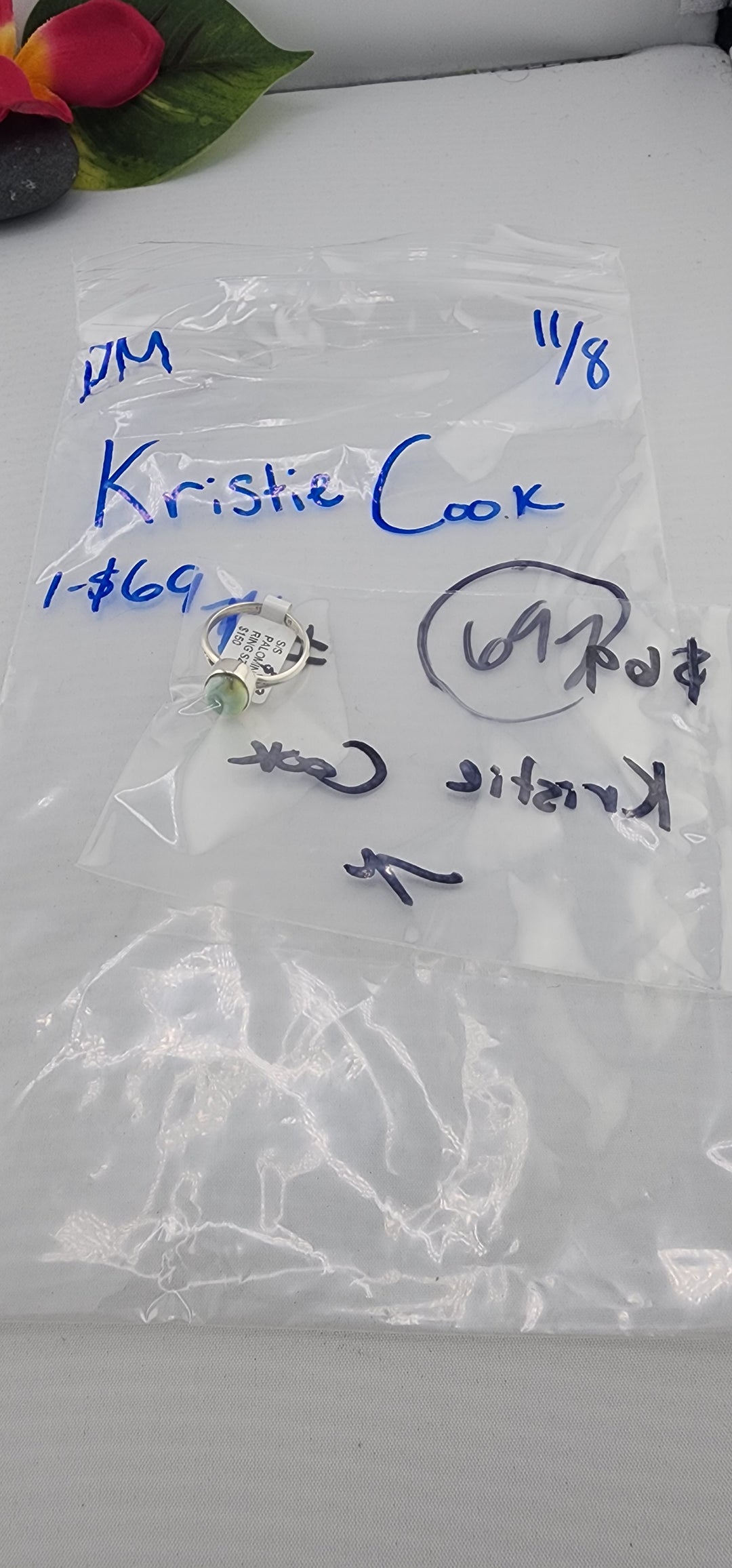 PM SHOW 48HR - RESERVED FOR: Kristie Cook - 11/8/2025 tiktok Live Show - 1  Sterling Silver Items