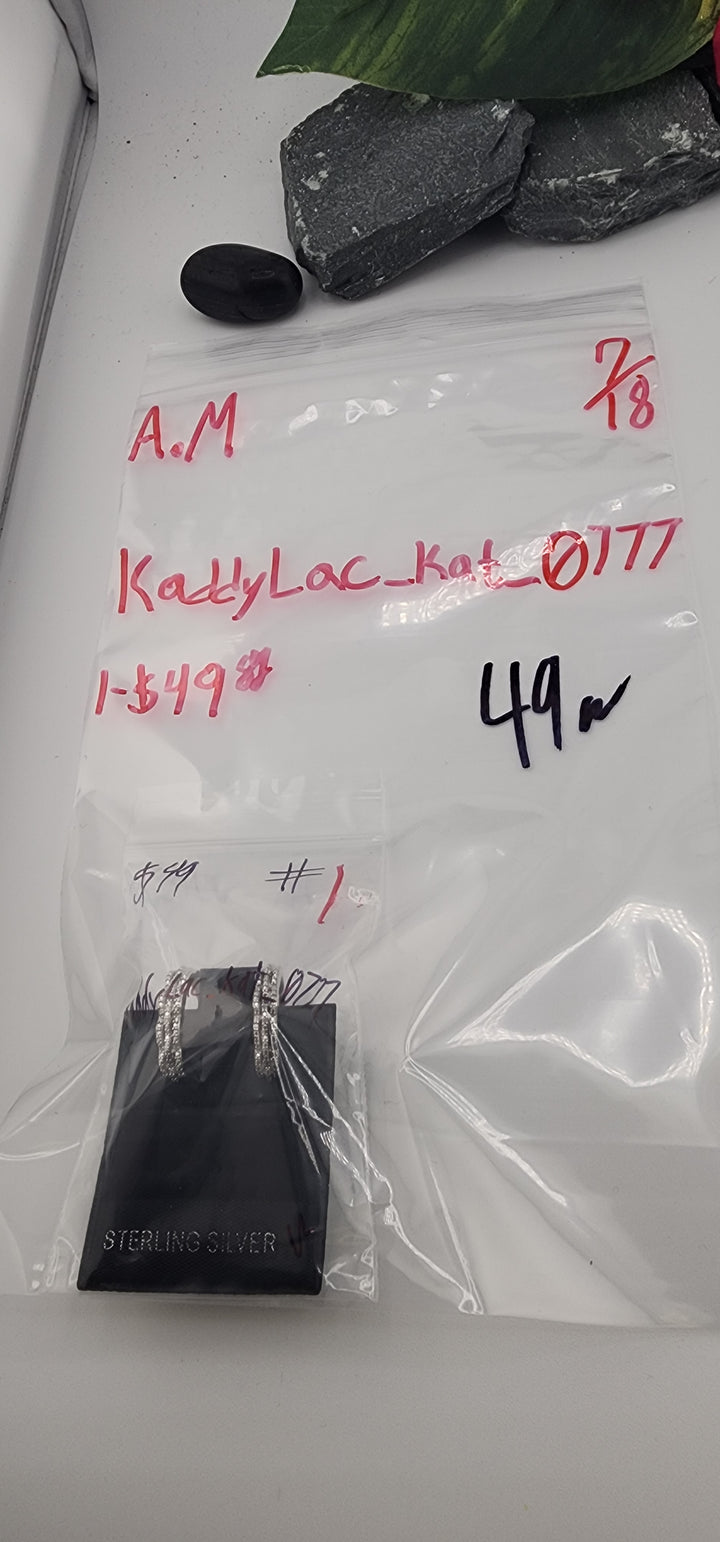 AM SHOW 48HR - RESERVED FOR: kaddyLac_kat_0777 - 7/18/2025 FL tiktok Live Show - 1 Sterling Silver Items