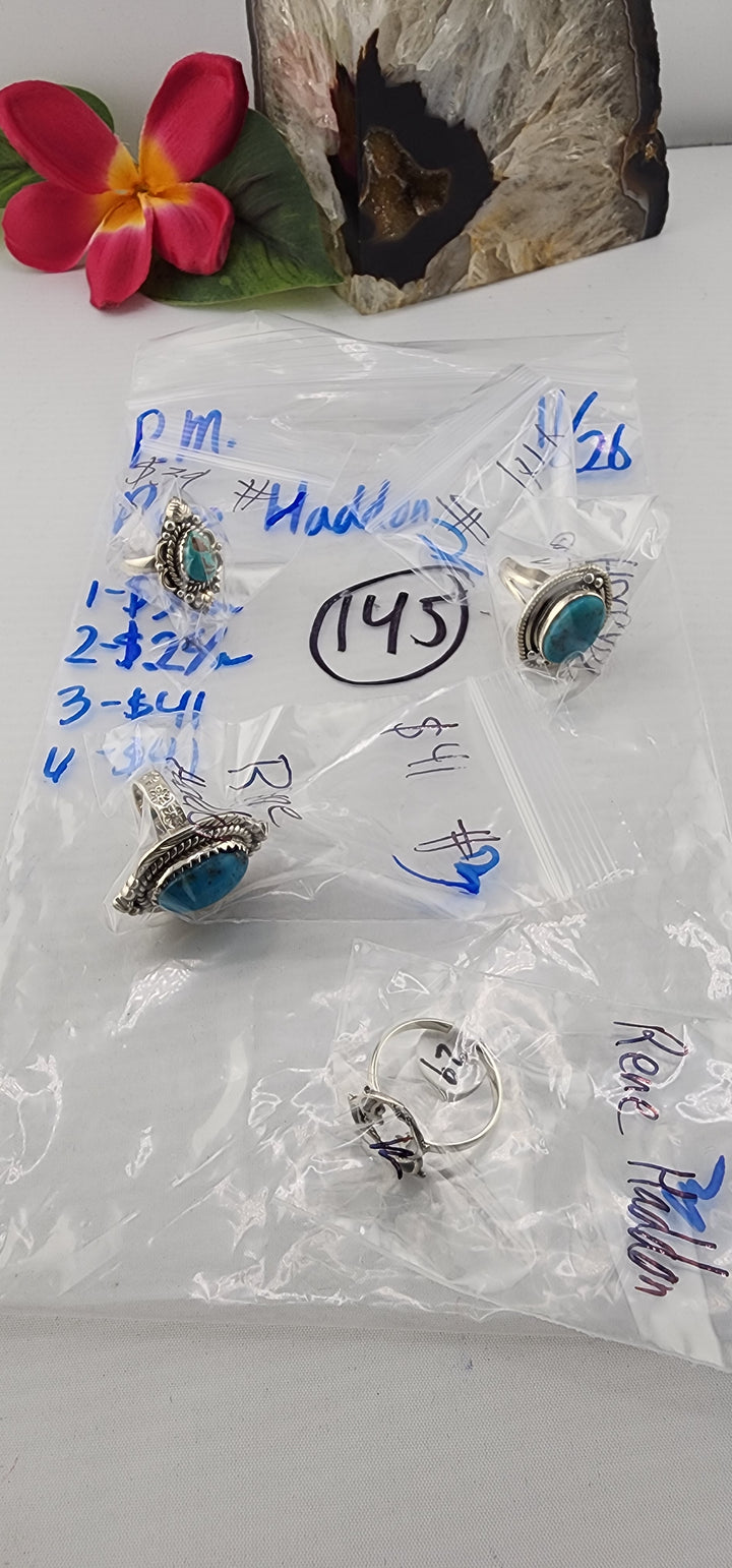 PM SHOW 48HR - RESERVED FOR: Rene Haddon - 11/26/2025 tiktok Live Show - 4 Sterling Silver Items