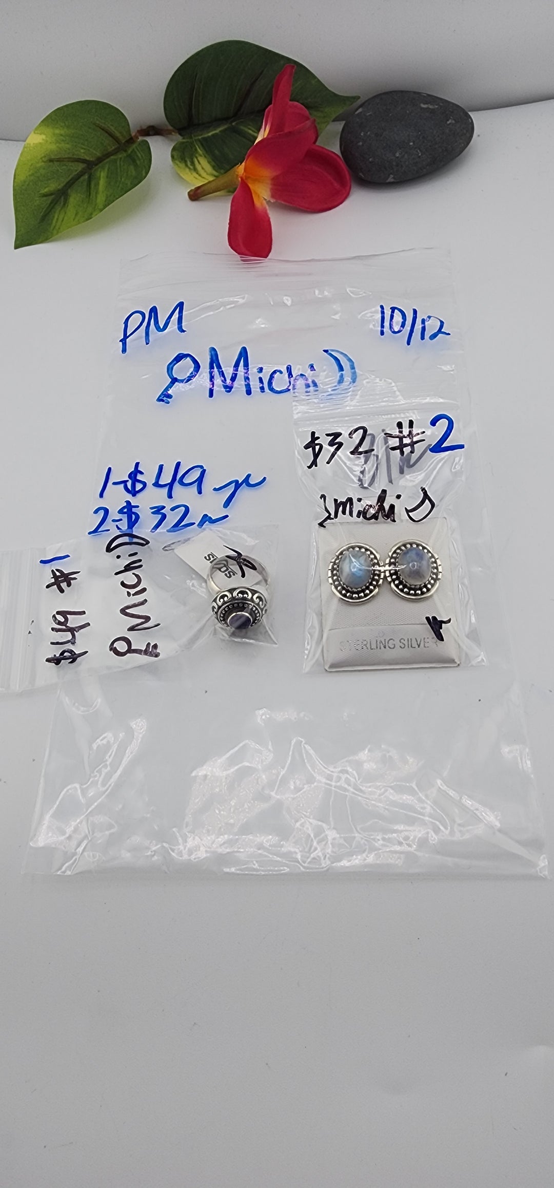 PM SHOW 48HR - RESERVED FOR: 🗝️Michi🌙 - 10/12/2025 FL tiktok Live Show - 2 Sterling Silver Items