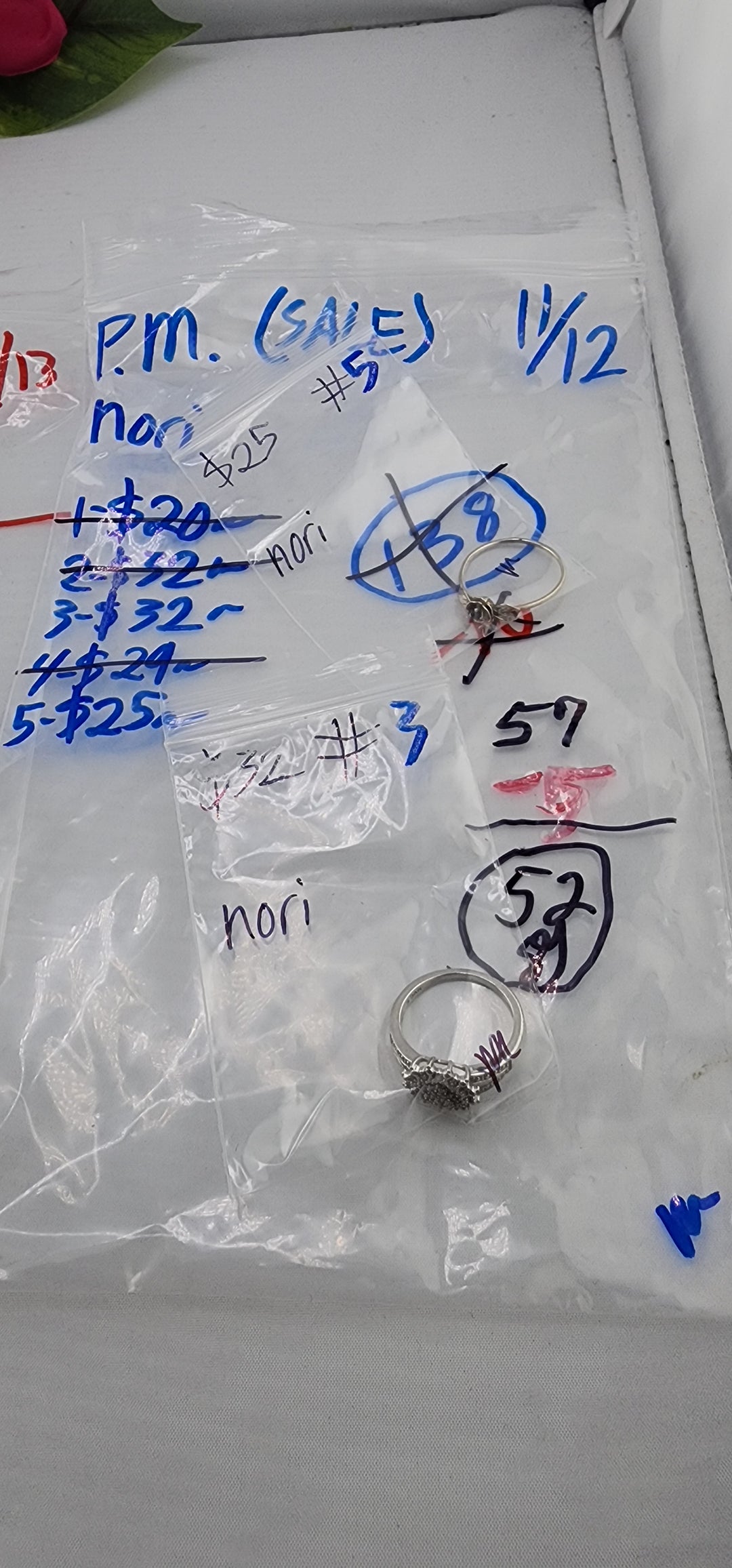 PM SHOW 48HR - RESERVED FOR: nori - 11/12/2025 tiktok Live Show - 2 Sterling Silver Items