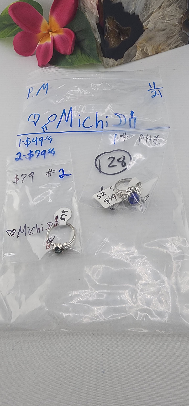 PM SHOW 48HR - RESERVED FOR: 💙🗝️Michi🌙🕯️ - 11/21/2025 tiktok Live Show - 2 Sterling Silver Items