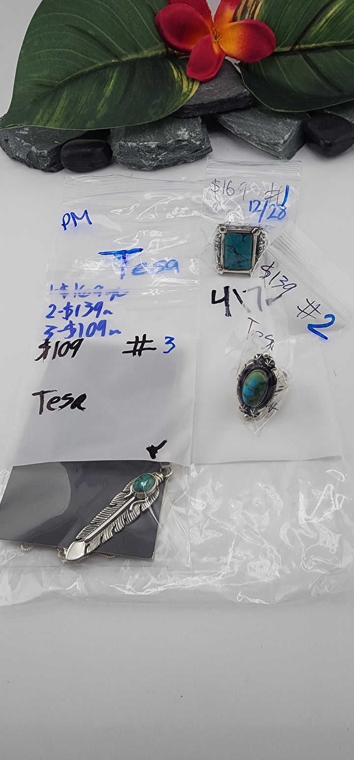 PM SHOW 48HR - RESERVED FOR: Tesa - 12/28/2025 tiktok Live Show - 3 Sterling Silver Items