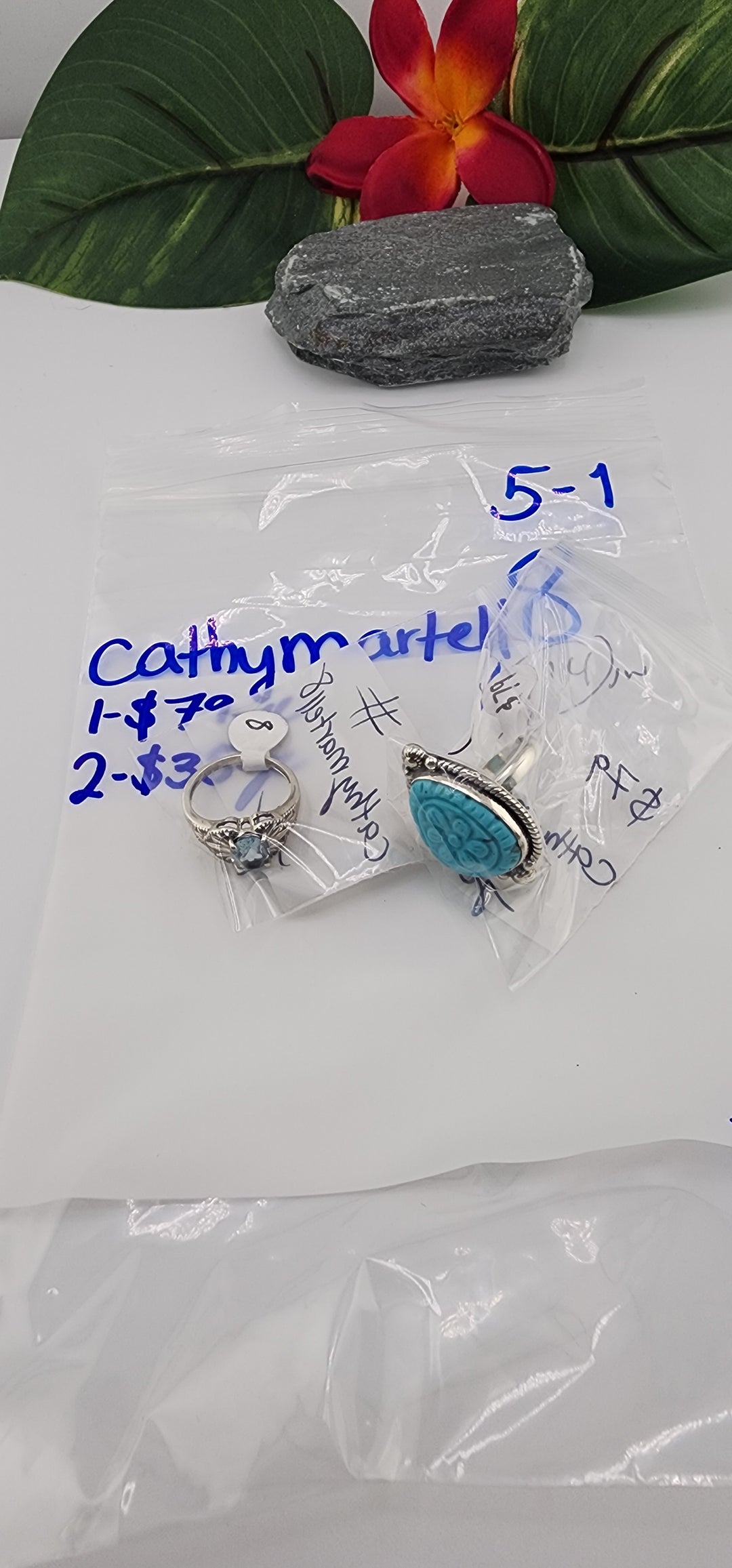 RESERVED FOR:  cathymartell8- 5/1/2025 tiktok Live Show -2  Sterling Silver Items