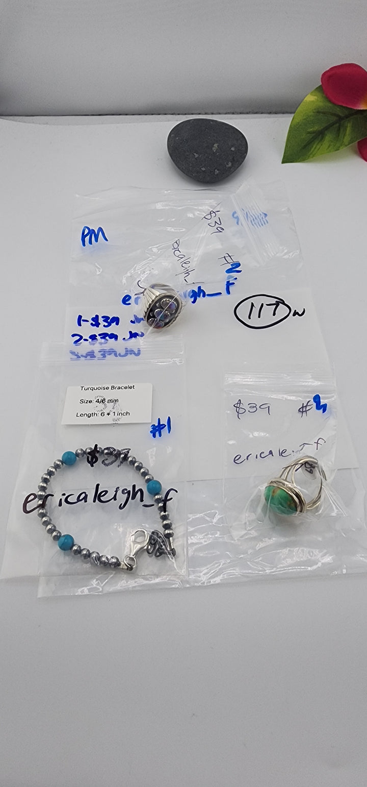 PM SHOW 48HR - RESERVED FOR: ericaleigh_f - 9/28/2025 FL tiktok Live Show - 3 Sterling Silver Items