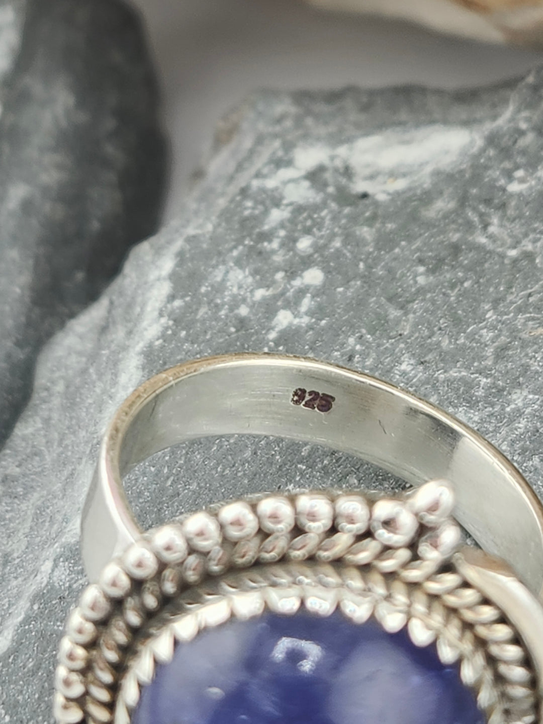 Tanzanite Round Ring Size 10