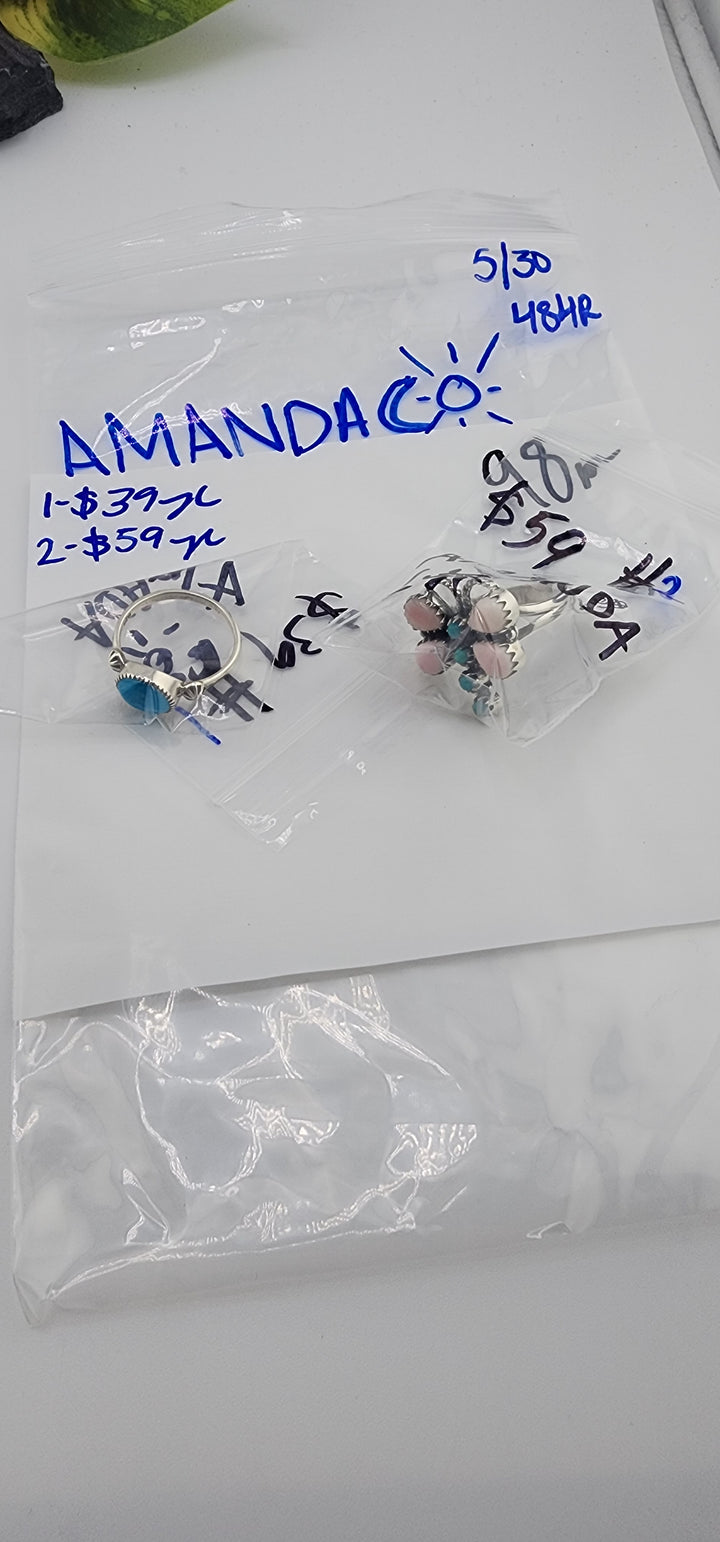 RESERVED FOR: AMANDA🌙☀️ - 5/30/2025 tiktok Live Show - 2 Sterling Silver Items