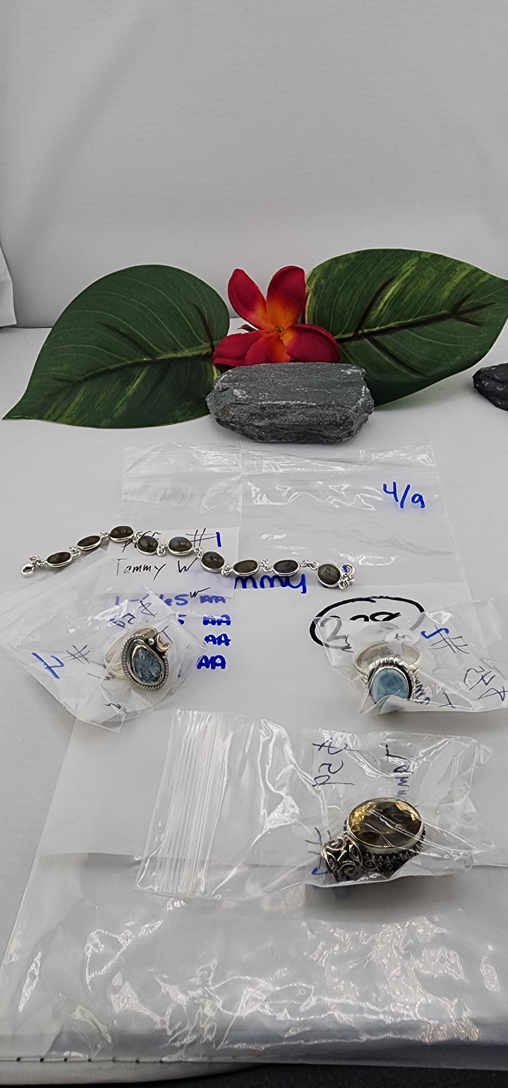 RESERVED FOR: Tammy W - 4/9/2025 tiktok Live Show -4  Sterling Silver Items