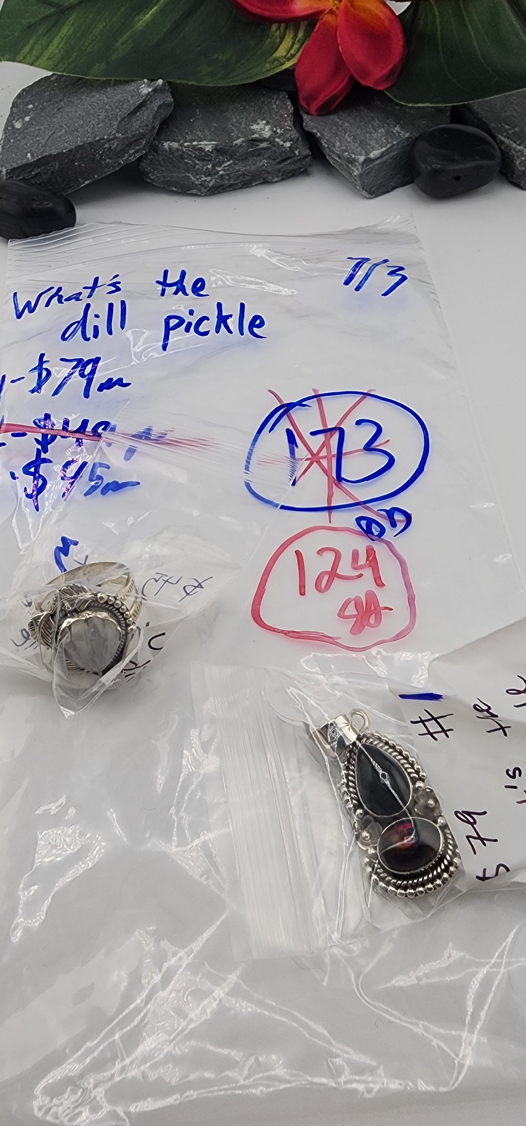 48HR - RESERVED FOR: What's the dill pickle - 7/3/2025 FL tiktok Live Show - 2 Sterling Silver Items