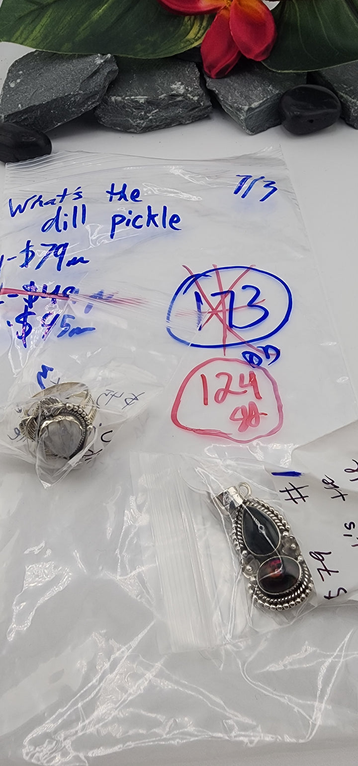 48HR - RESERVED FOR: What's the dill pickle - 7/3/2025 FL tiktok Live Show - 2 Sterling Silver Items