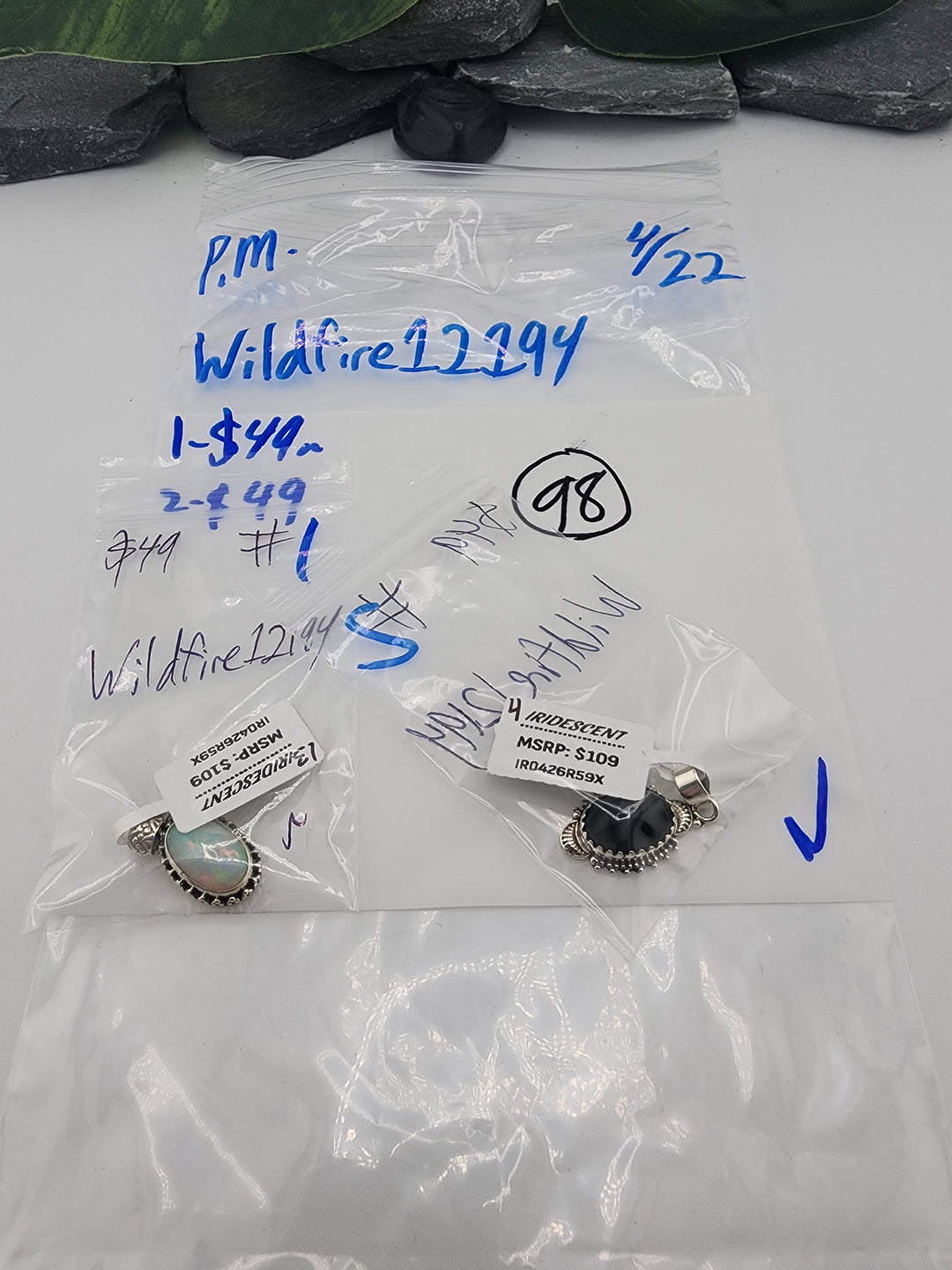Wildfire12194 - 4/22/26 PM - 2 925 Sterling Silver Items