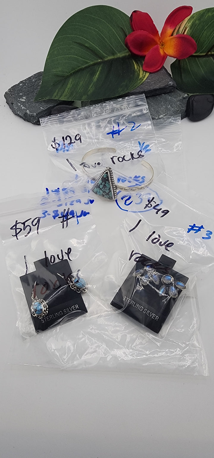 PM SHOW 48HR - RESERVED FOR: I love rocks - 1/2/2026 tiktok Live Show - 3 Sterling Silver Items