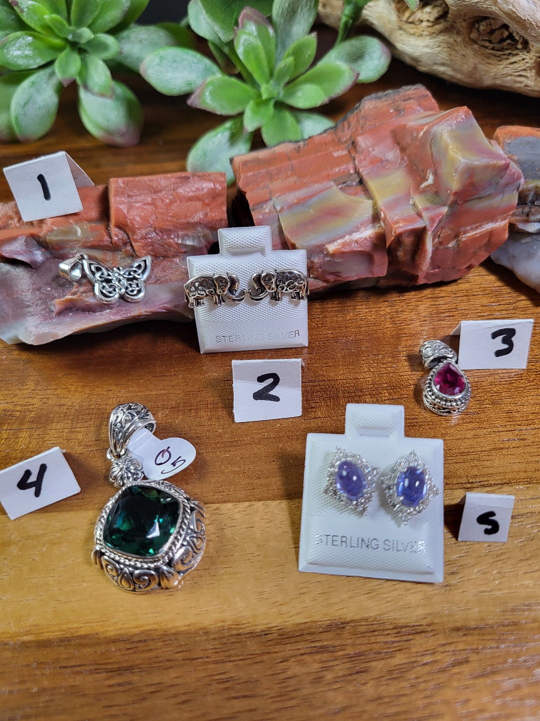 RESERVED FOR: Ever 7/21/24- 5 Sterling Silver Items