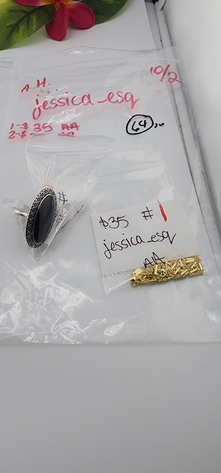 AM SHOW 48HR RESERVED FOR: jessica_esq - 10/2/2025 FL tiktok Live Show - 2 Sterling Silver Items
