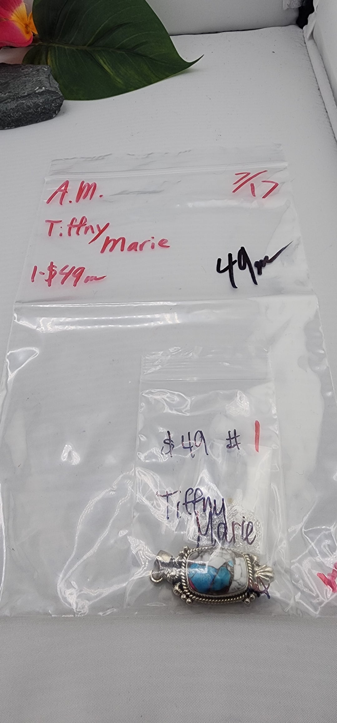 AM SHOW 48HR - RESERVED FOR: Tiffny Marie - 7/17/2025 FL tiktok Live Show -  1 Sterling Silver Items