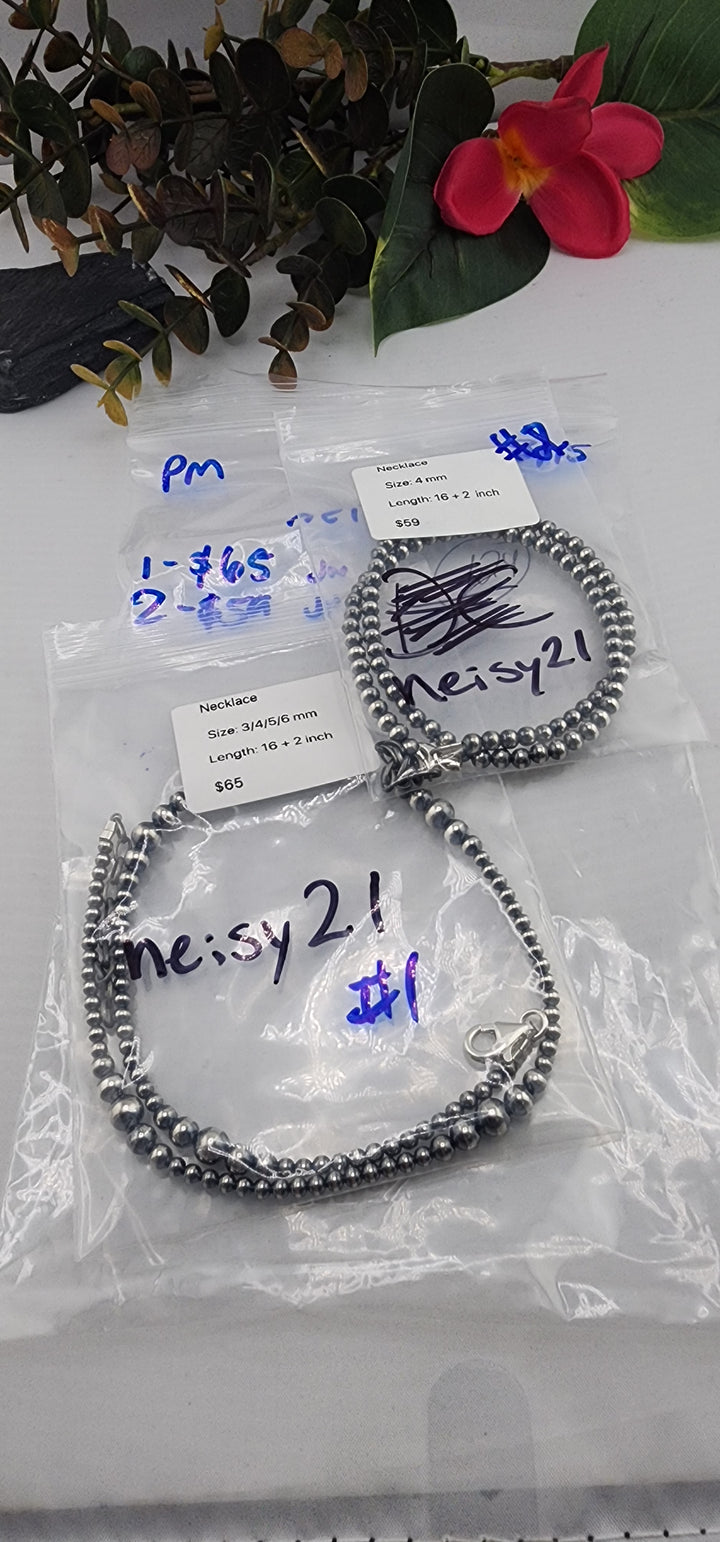 PM SHOW 48HR - RESERVED FOR:  neisy21- 8/15/2025 FL tiktok Live Show -2  Sterling Silver Items