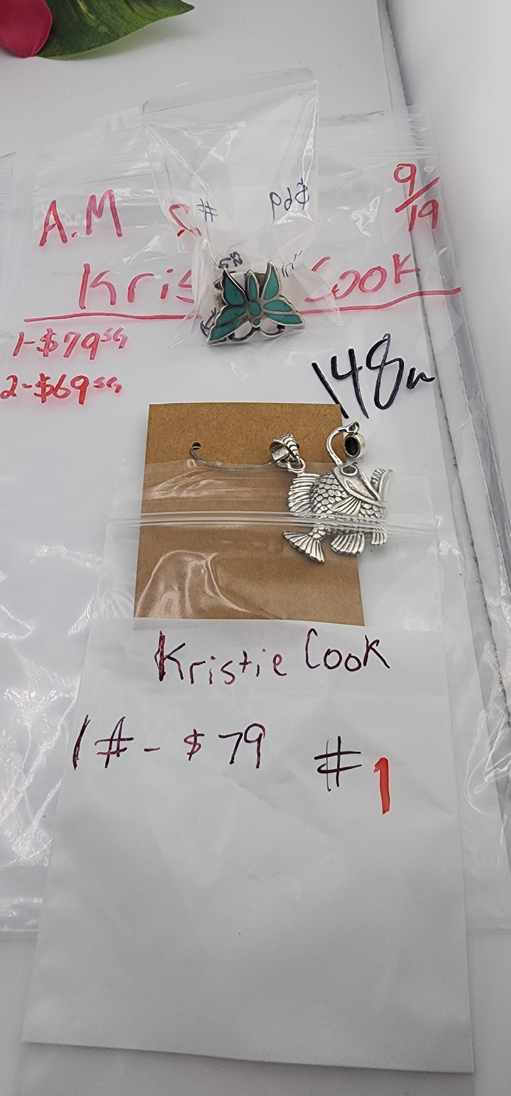 AM SHOW 48HR - RESERVED FOR: Kristie Cook - 9/19/2025 FL tiktok Live Show - 2 Sterling Silver Items