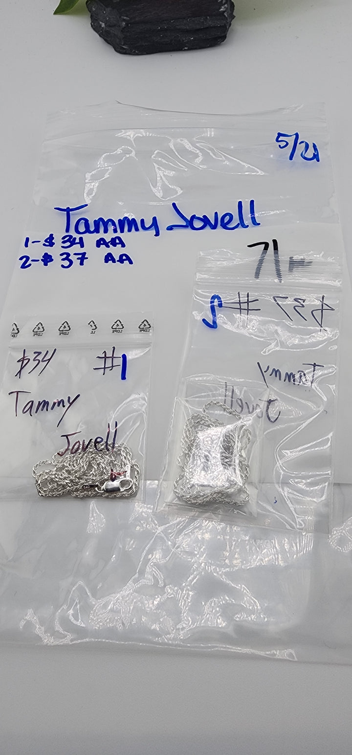 RESERVED FOR: Tammy Jovell  - 5/21/2025 tiktok Live Show - 2 Sterling Silver Items