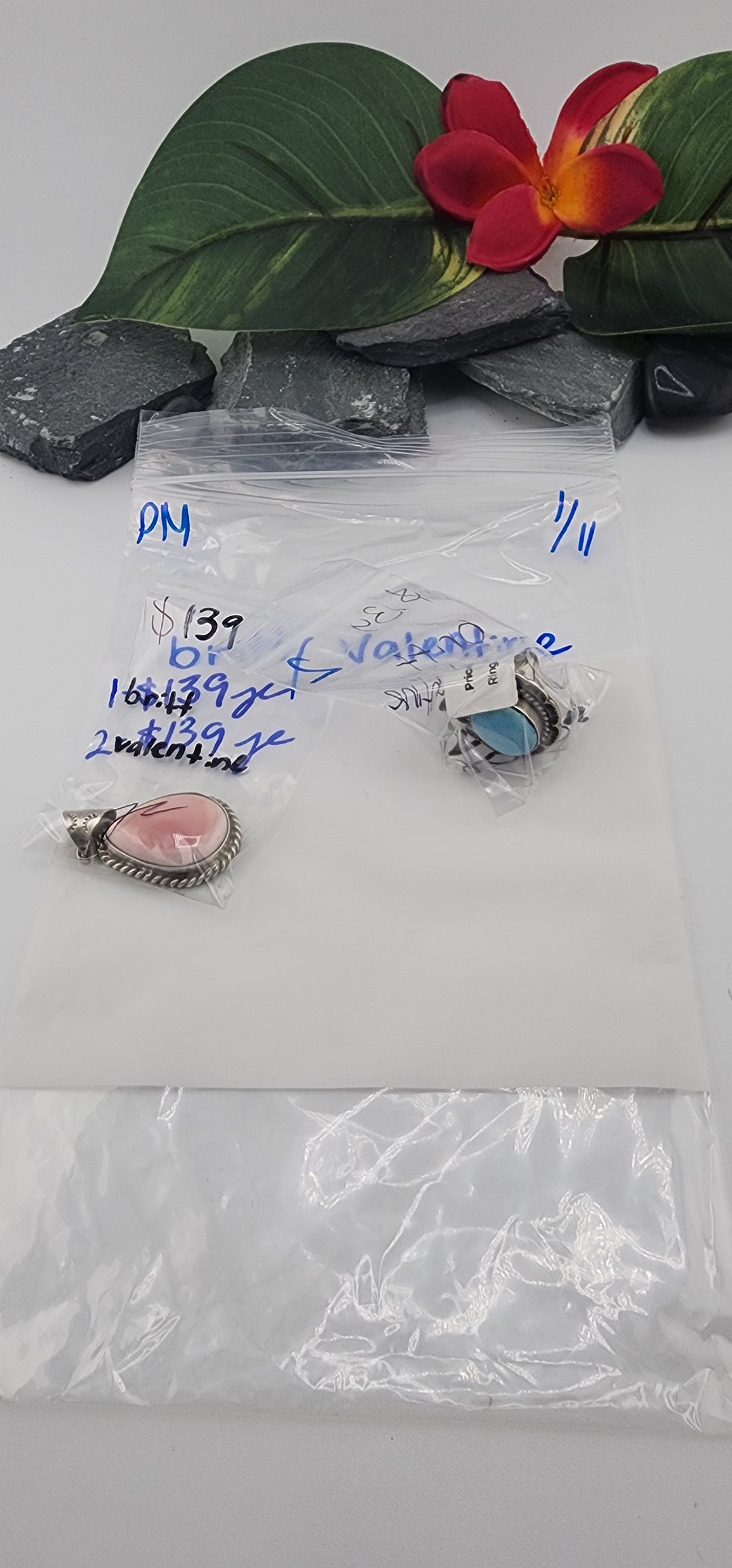 Custom sterling silver items - PM SHOW RESERVED FOR: britt valentine - 1/11/2026 tiktok Live Show - 2 Sterling Silver Items