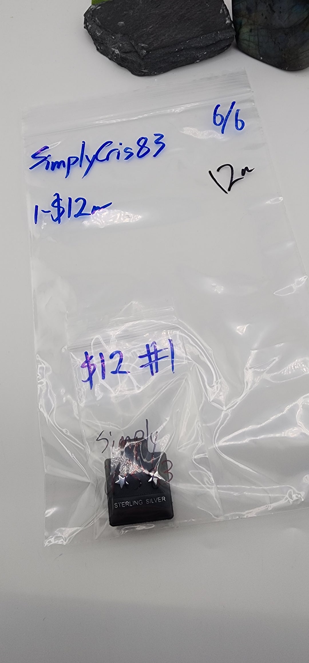 RESERVED FOR: SimplyCris83 - 6/6/2025 tiktok Reservation Live Show - 1 Sterling Silver Items